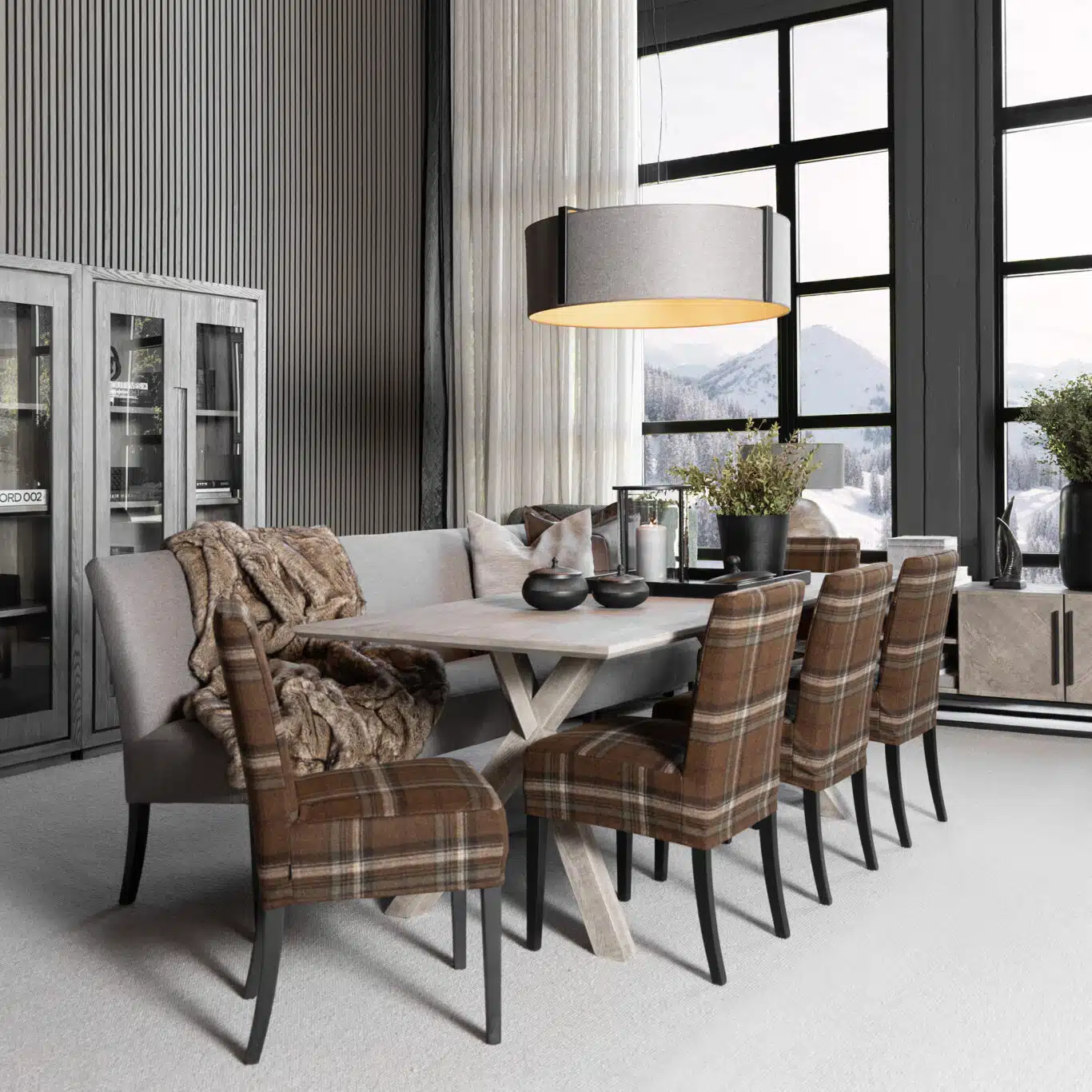 Artwood Boston Matstol svarta ben oklädd - Bild 23