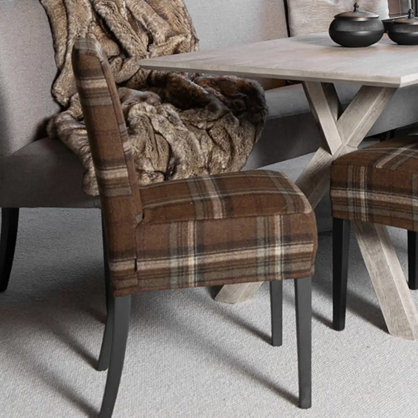 Artwood Boston Matstol svarta ben oklädd - Bild 22