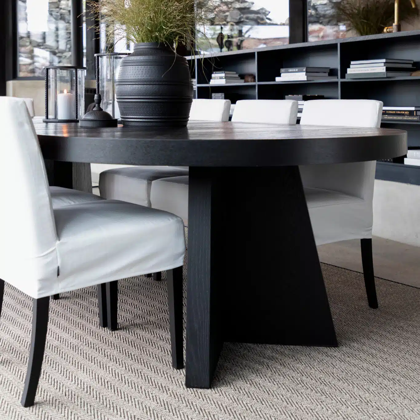 Artwood Boston Matstol svarta ben oklädd - Bild 11