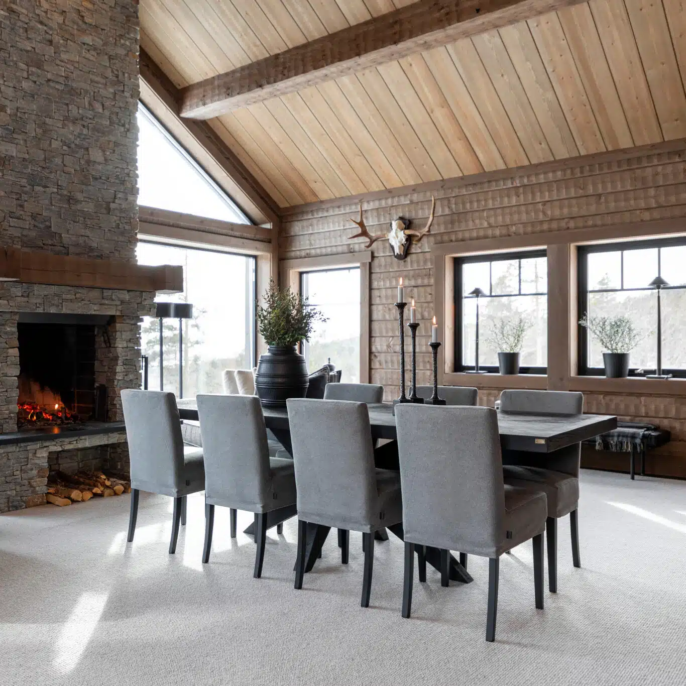 Artwood Boston Matstol svarta ben oklädd - Bild 9