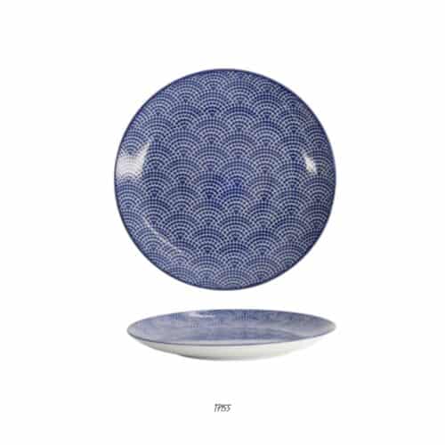 Tokyo Design studio Nippon Blå tallrik 20.6x2.2cm