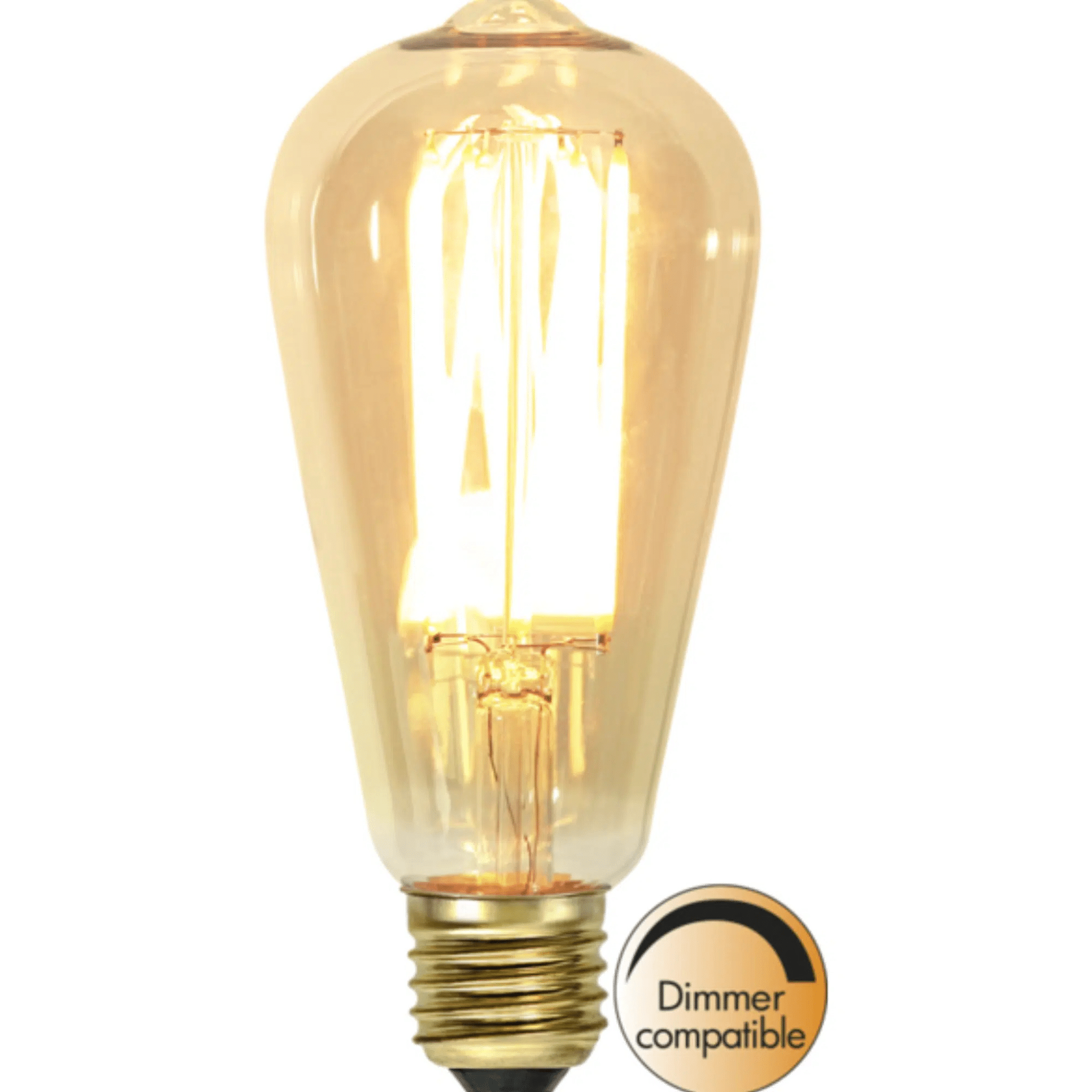 Star Trading E27 Led-lampa st64 vintage gold