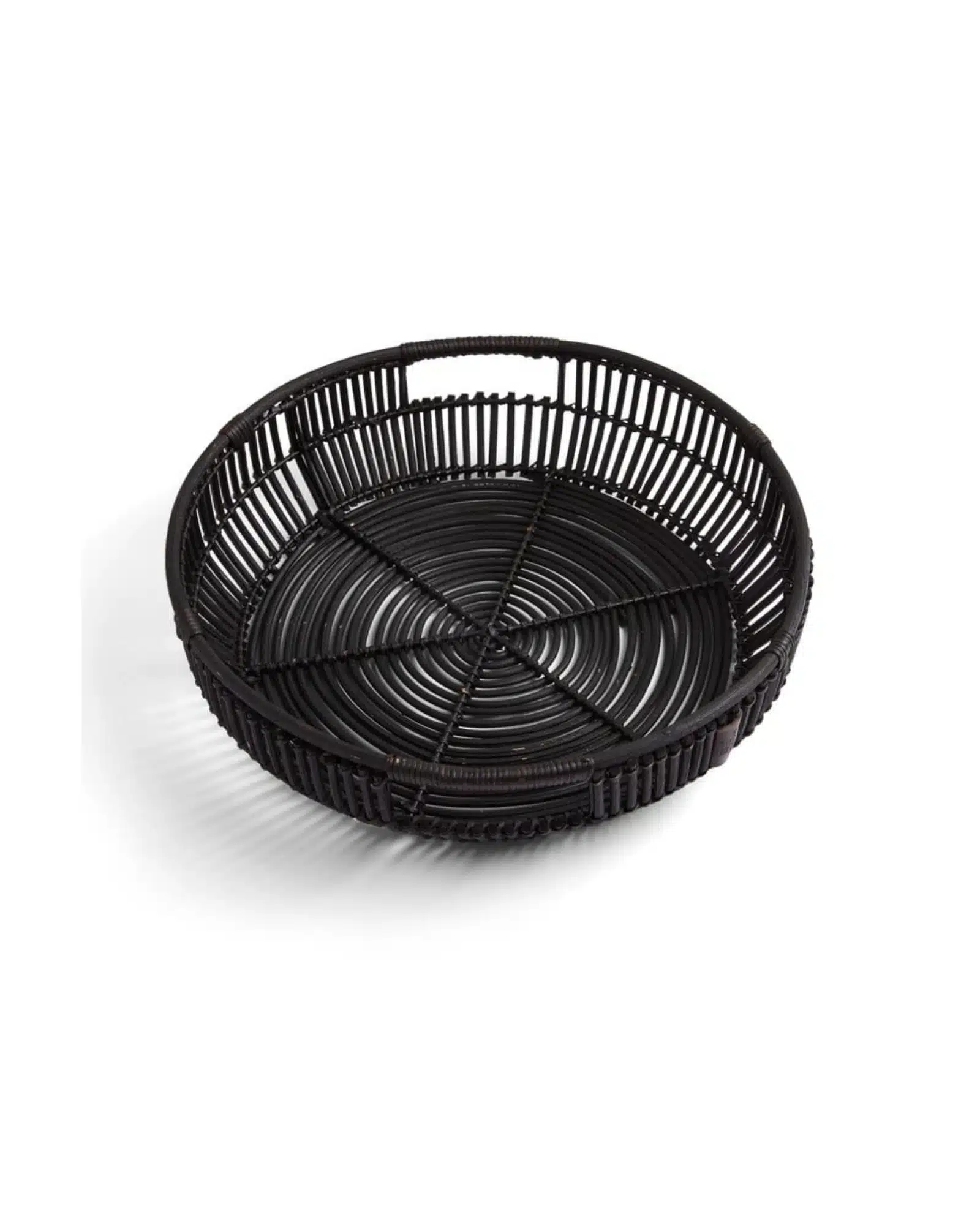 Lexington rund rottingbricka svart