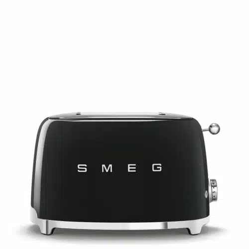 Smeg Brödrost 2 Skivor – Svart Högblank 50’s Style