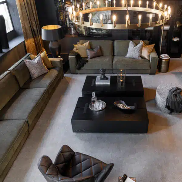 Artwood Sidobord Maddox Svart 60x60cm - Bild 2