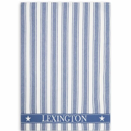 Lexington kökshandduk Icons randig i våfflad bomullstwill