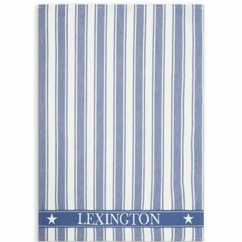 Lexington kökshandduk Icons randig i våfflad bomullstwill