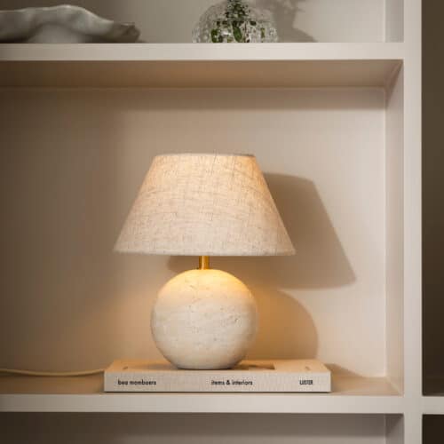 Globen Lightning Bordslampa Castello 24 Beige marmor