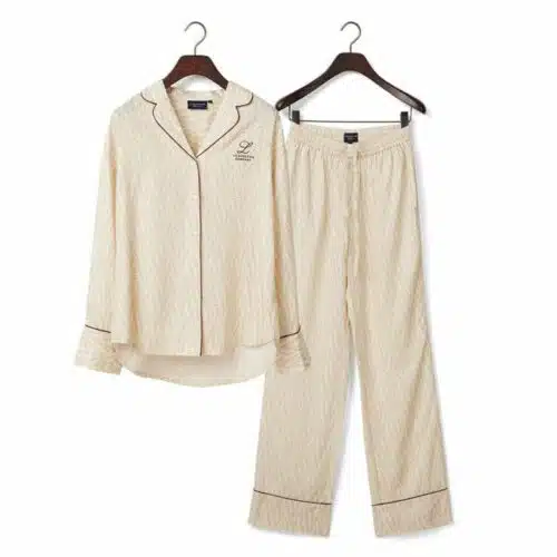 Lexington Lyocellpyjamas ljusbeige
