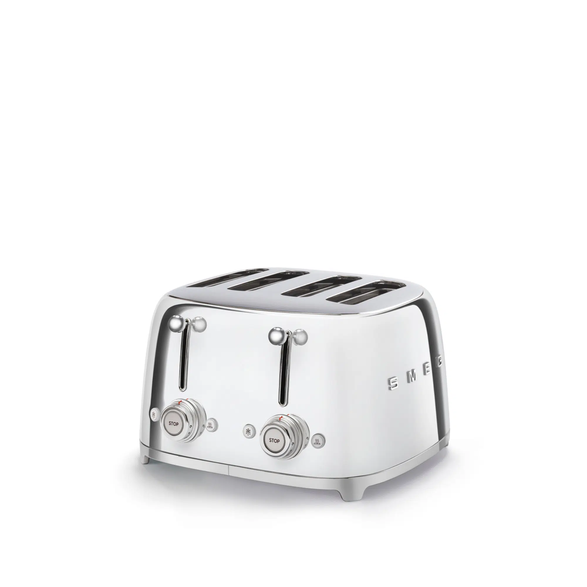 Smeg Brödrost 4-skivor Stål Högblank