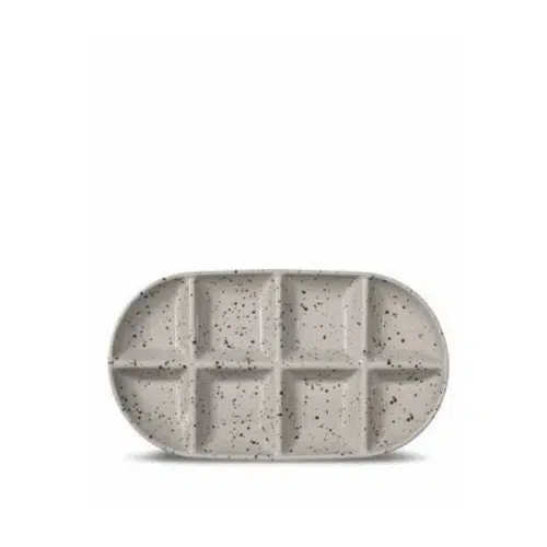 Ditte serveringsfat stor Grå/svart