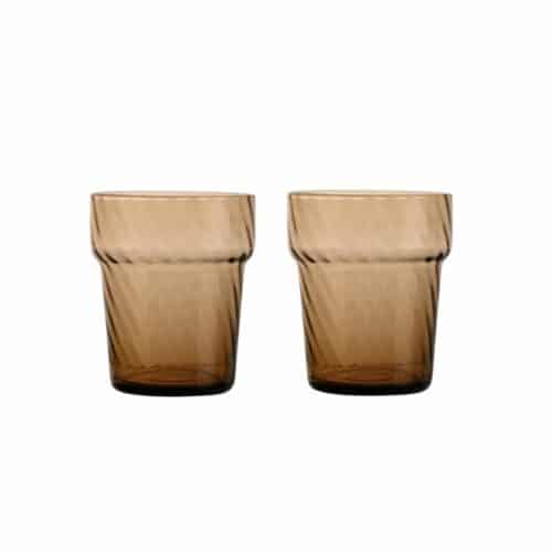 Byon Dricksglas Opacity 2-pack brun