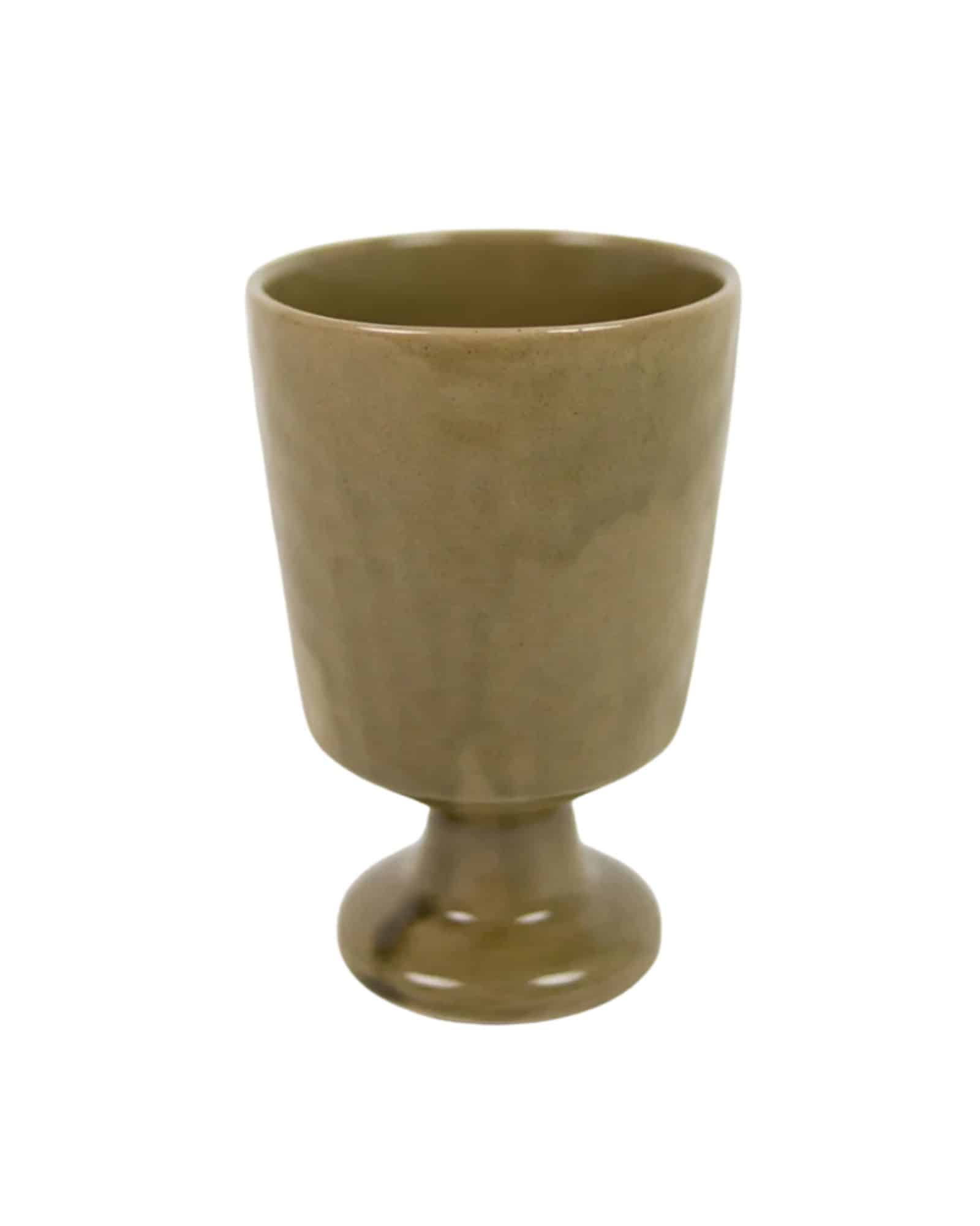 Kite mugg på fot olivgrön