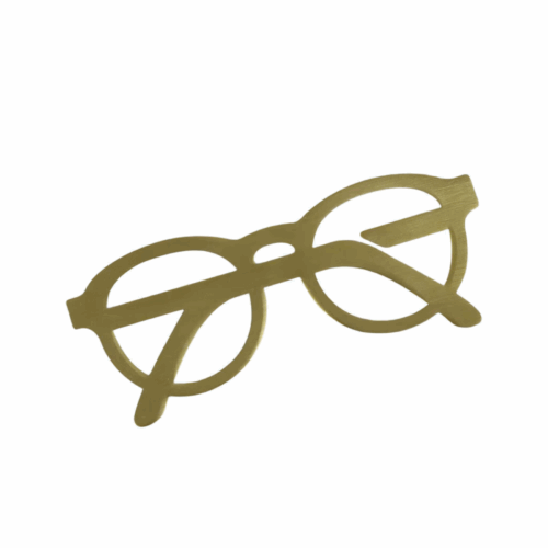 Bokmärke Glasögon Mässing