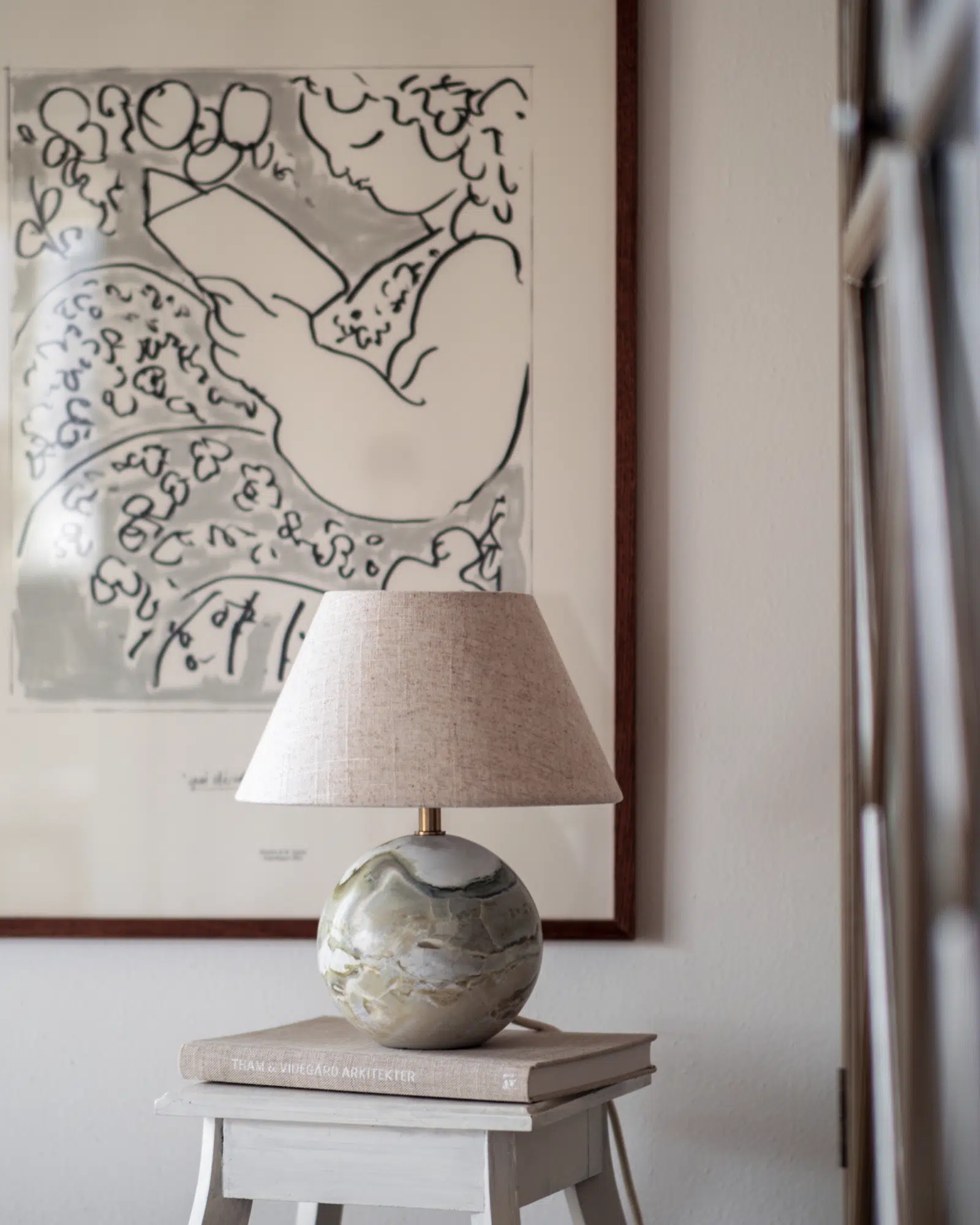 Globen Lightning Bordslampa Castello 24 Ljusgrön marmor - Bild 4