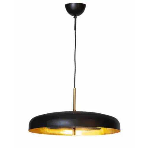 By Rydéns Shelby taklampa Ø50 cm svart/guld