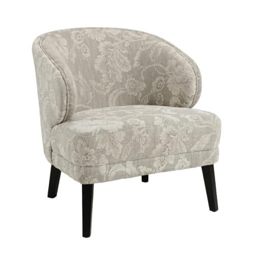 Artwood Barrington tygfåtölj Serena flower oyster