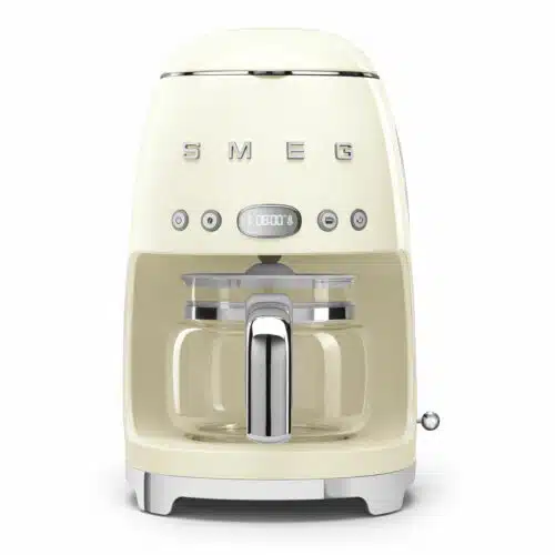 Smeg Kaffebryggare Creme Högblank 50’s Style
