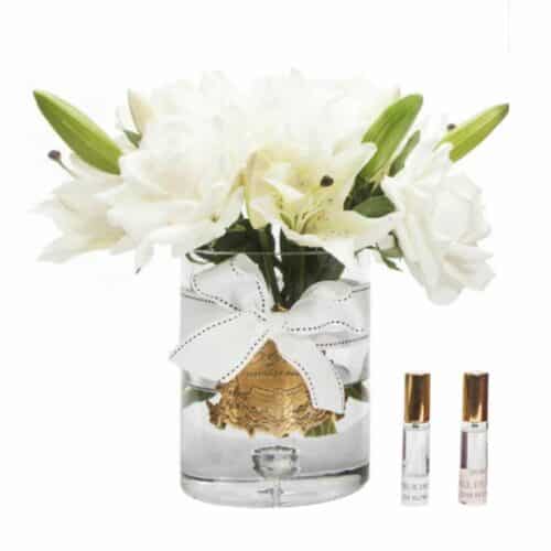 Doft Liljor & Rosor – Champagne med Guldbadge i Burgundy Box