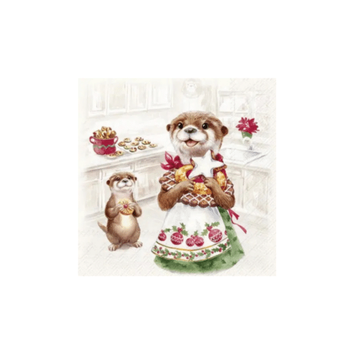 Servett Otter Family Baked Cream Lunch