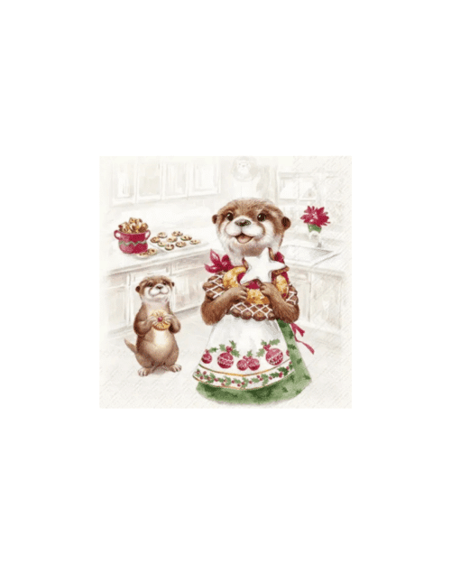 Servett Otter Family Baked Cream Lunch