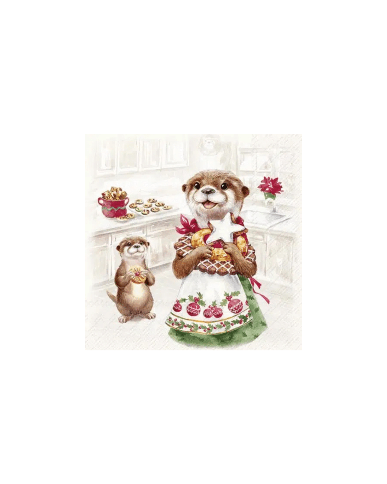 Servett Otter Family Baked Cream Lunch