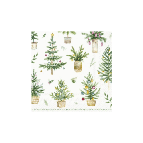 Servett Festive Holidays Green Lunch