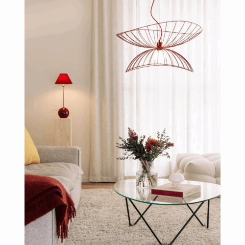 Globen Lighting Bordslampa Iris 20 – Burgundy
