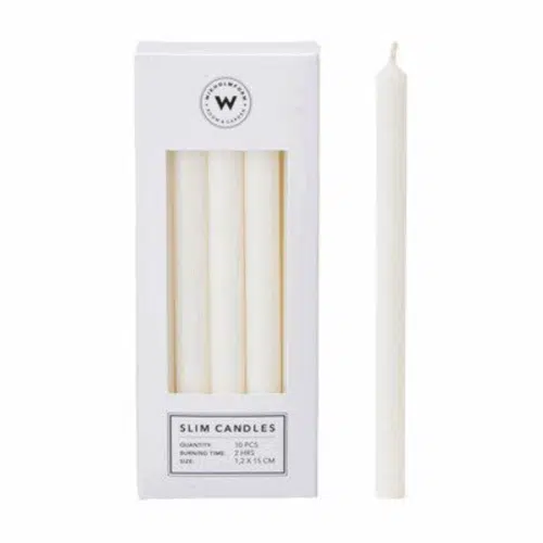 Ljus Vit 1,2x15cm 12st