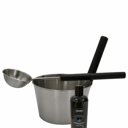 Bastuset Saunia Rostfritt stål med aroma