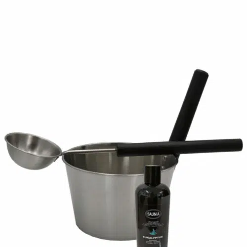 Bastuset Saunia Rostfritt stål med aroma