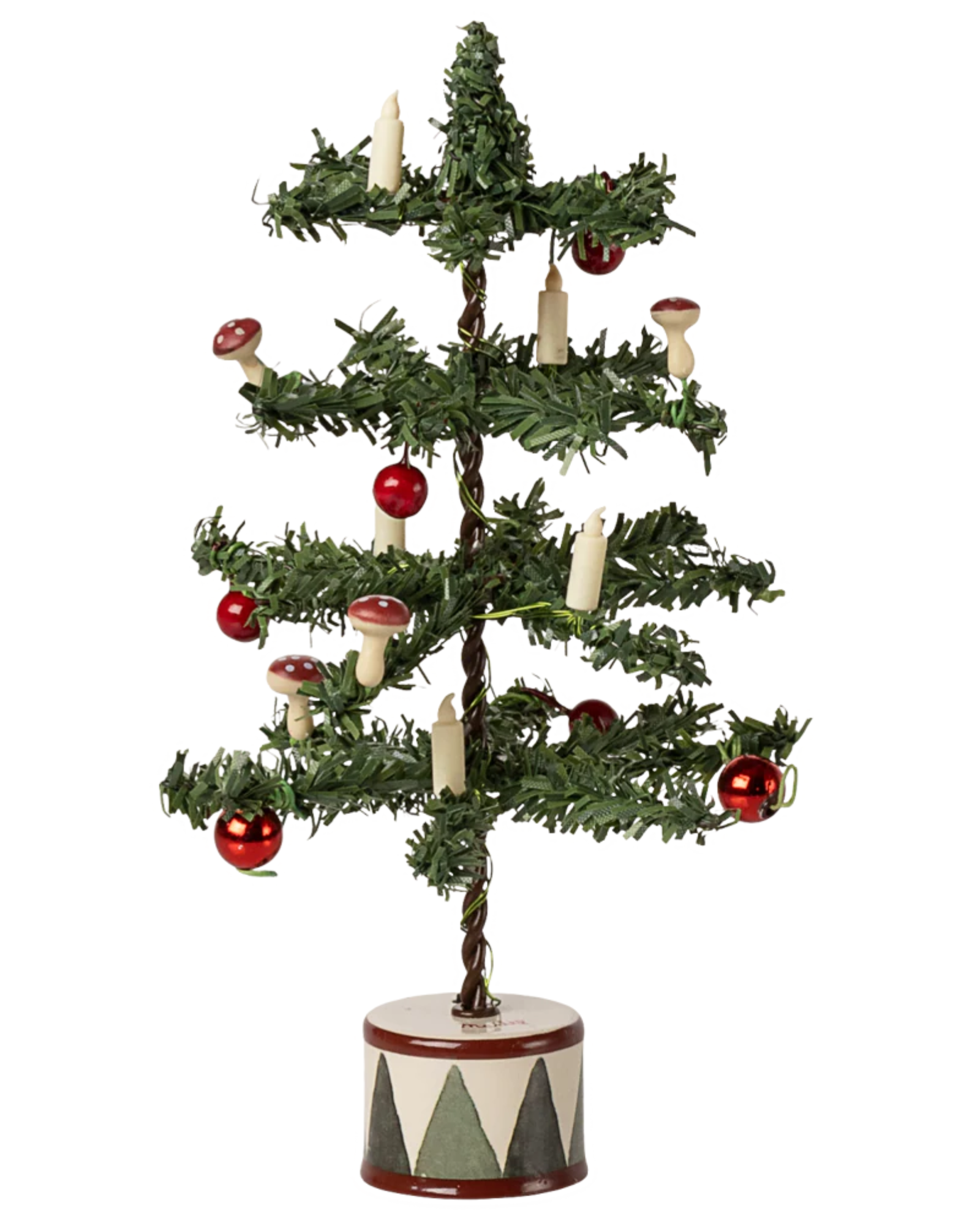 Maileg Julgran Mus – Liten Julgran med LED för Pepparkakshuset, 16 cm