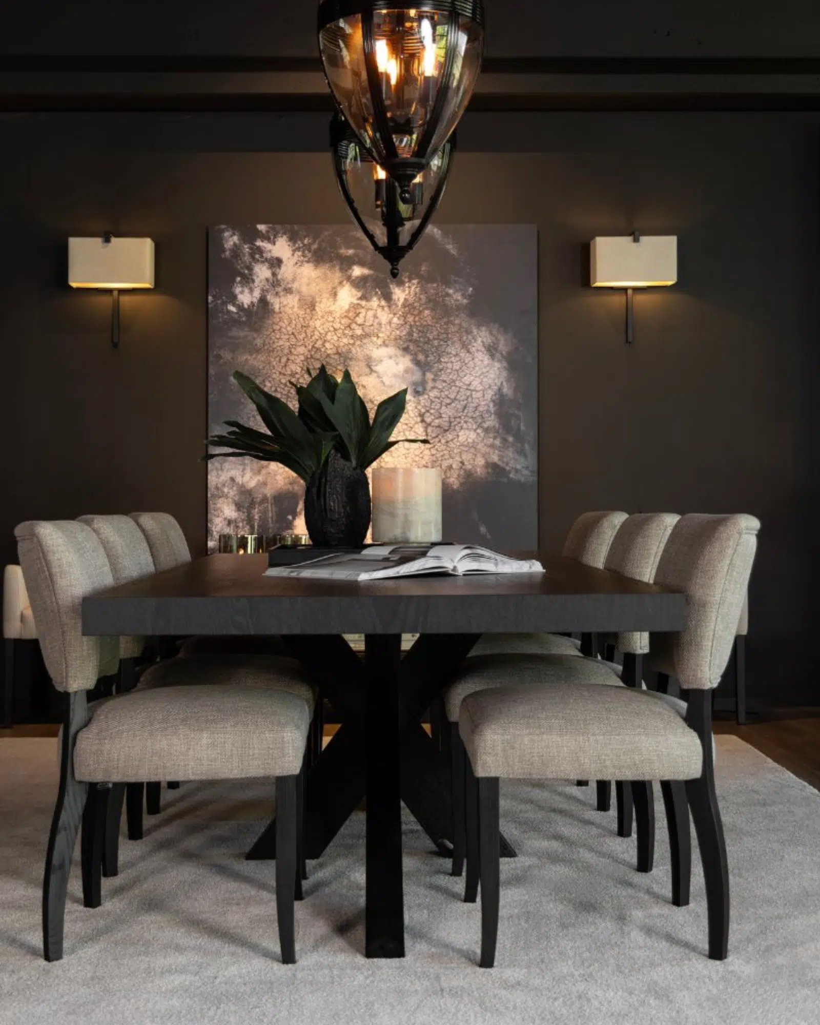 Artwood TIMELESS DROP taklampa – Svart metall och glas - Bild 5