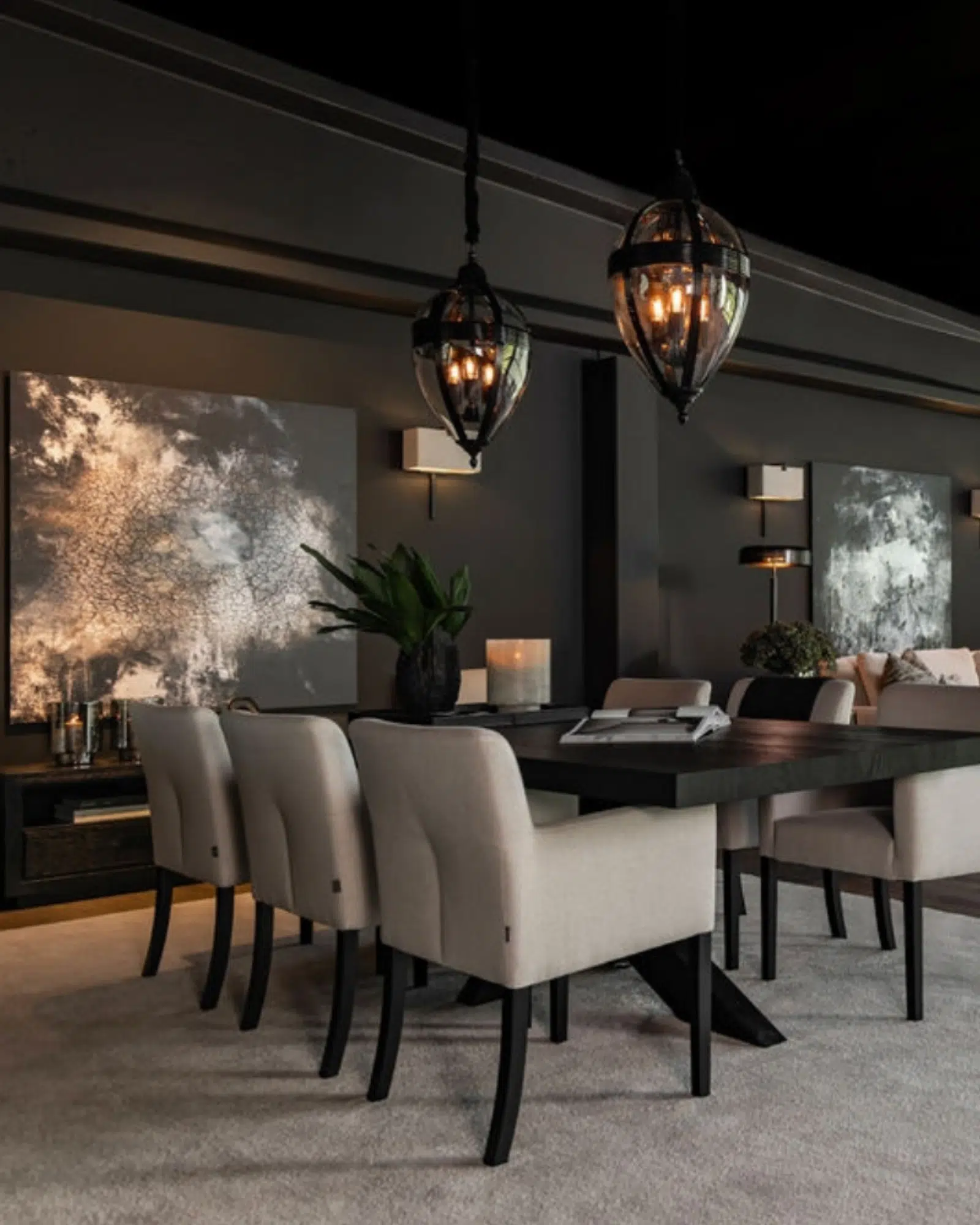 Artwood TIMELESS DROP taklampa – Svart metall och glas - Bild 6