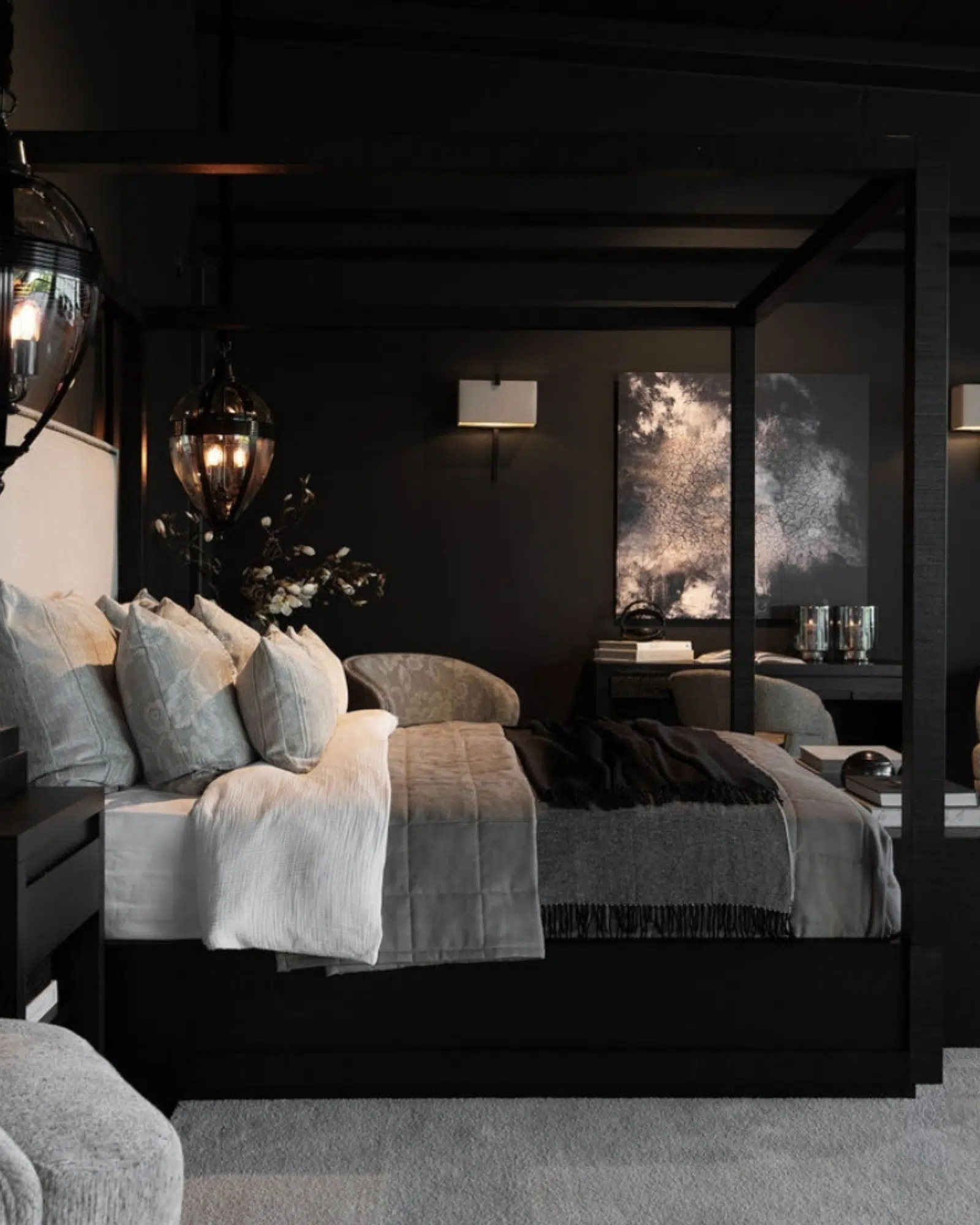 Artwood TIMELESS DROP taklampa – Svart metall och glas - Bild 10