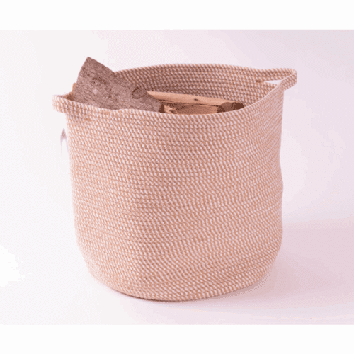 Termatech Vedkorg bomull/polyester Storlek M: 450x450mm sand