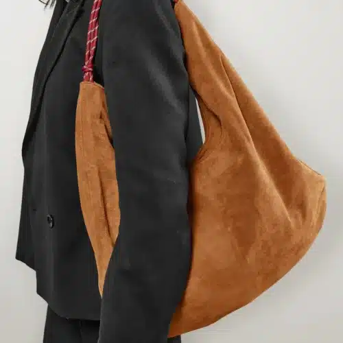 Ceannis väska i mockaimitation – Cognac