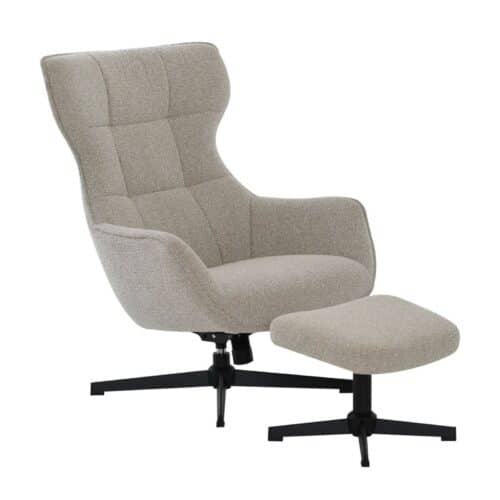 NFG Weston Fåtölj med fotpall.