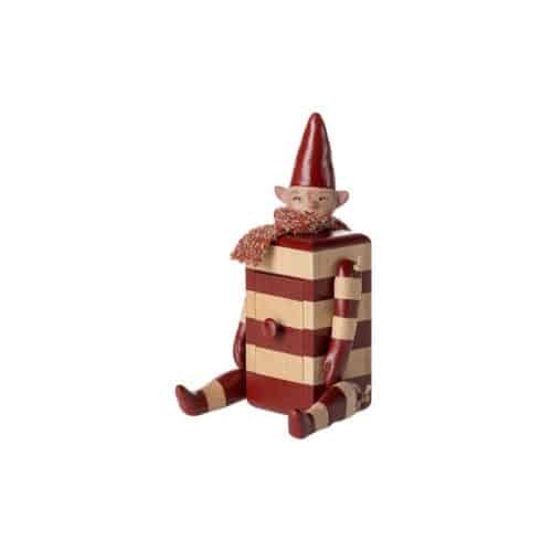 Maileg Elf with drawer - Red
