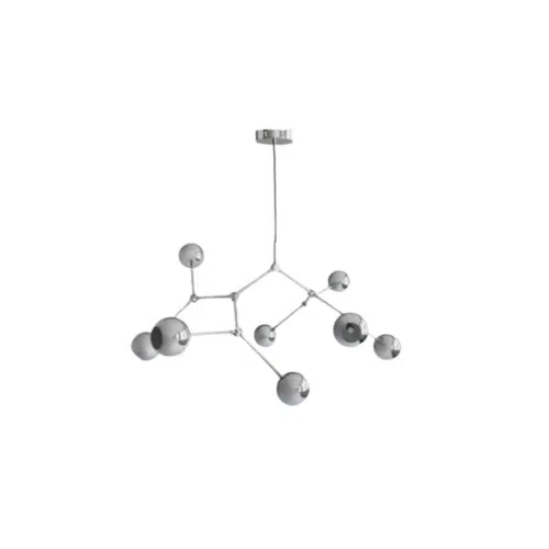 101 Copenhagen Taklampa Drop Chandelier Globe Chrome (5m)