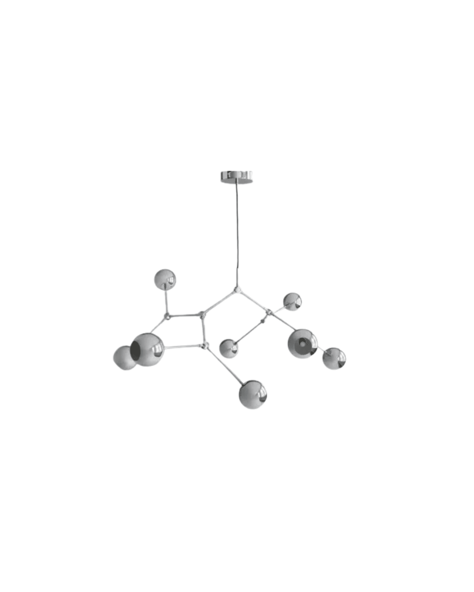 101 Copenhagen Taklampa Drop Chandelier Globe Chrome (5m)