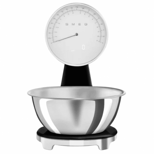 Smeg Digital och analog köksvåg Svart Högblank