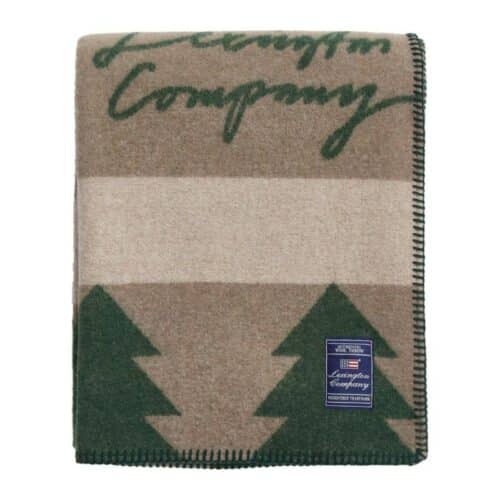 Lexington Tree jacquard pläd i återvunnen ull