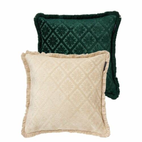 Lexington kuddfodral Jacquard med fransar 50x50