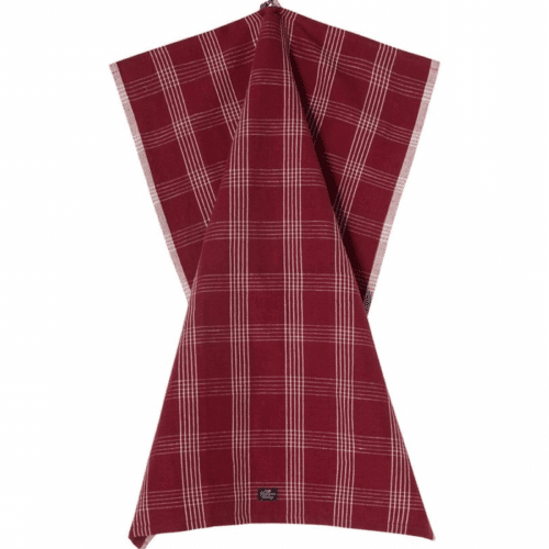 Lexingotn Rutig kökshandduk i linne/bomull 50x70cm