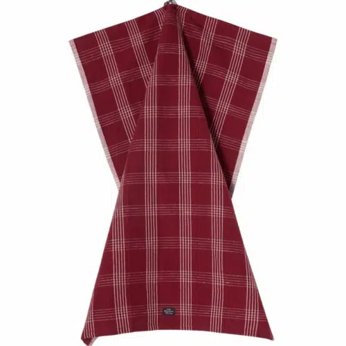 Lexingotn Rutig kökshandduk i linne/bomull 50x70cm