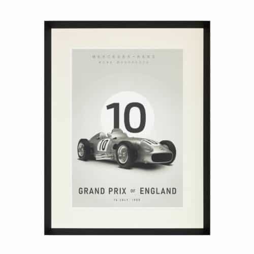 Tavla Classic Mercedes med svart ram