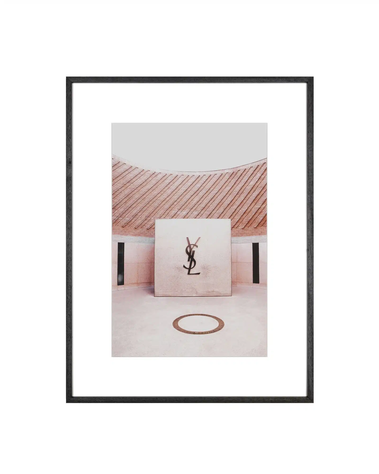 Tavla YSL med svart ram