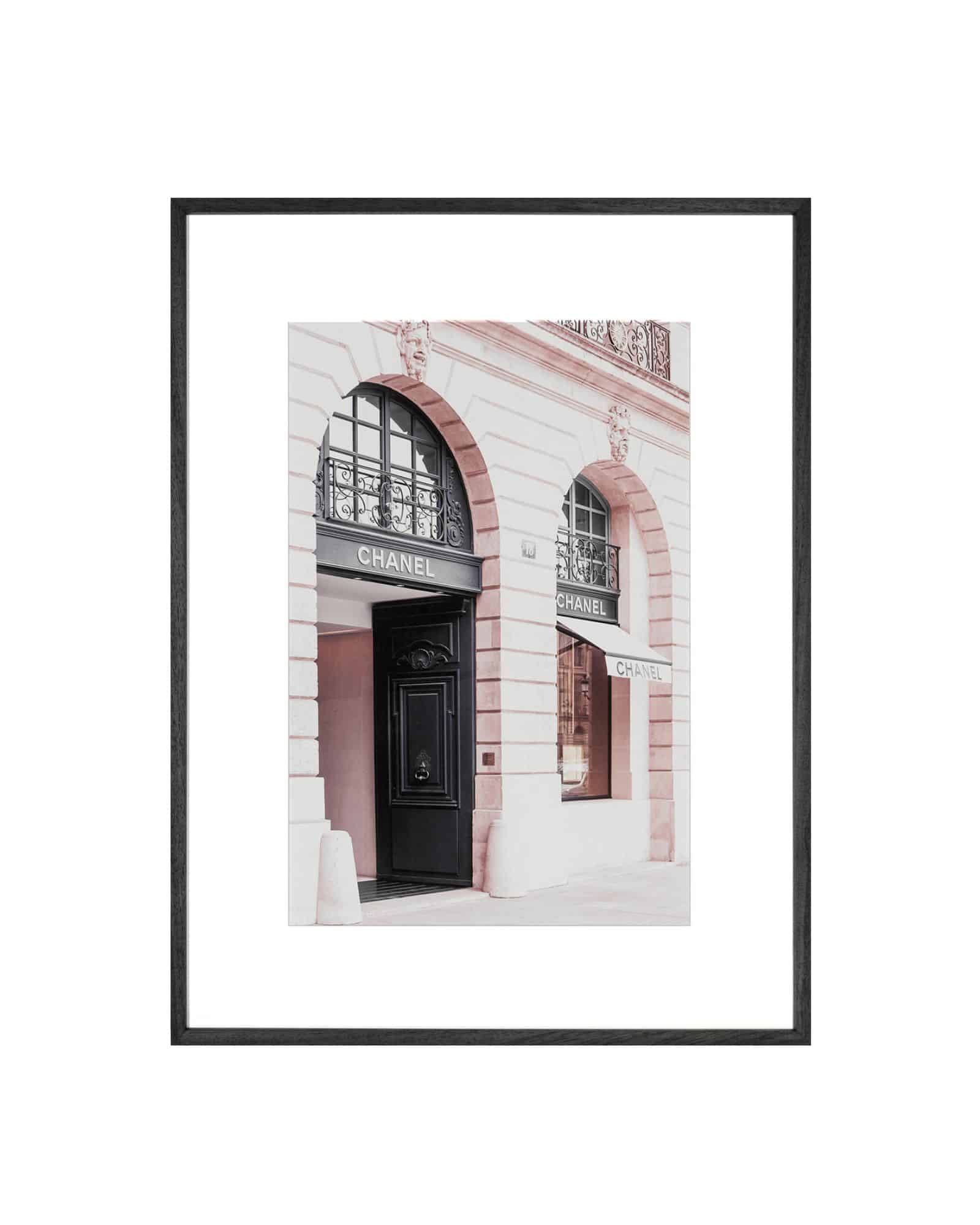 Tavla Store med svart ram