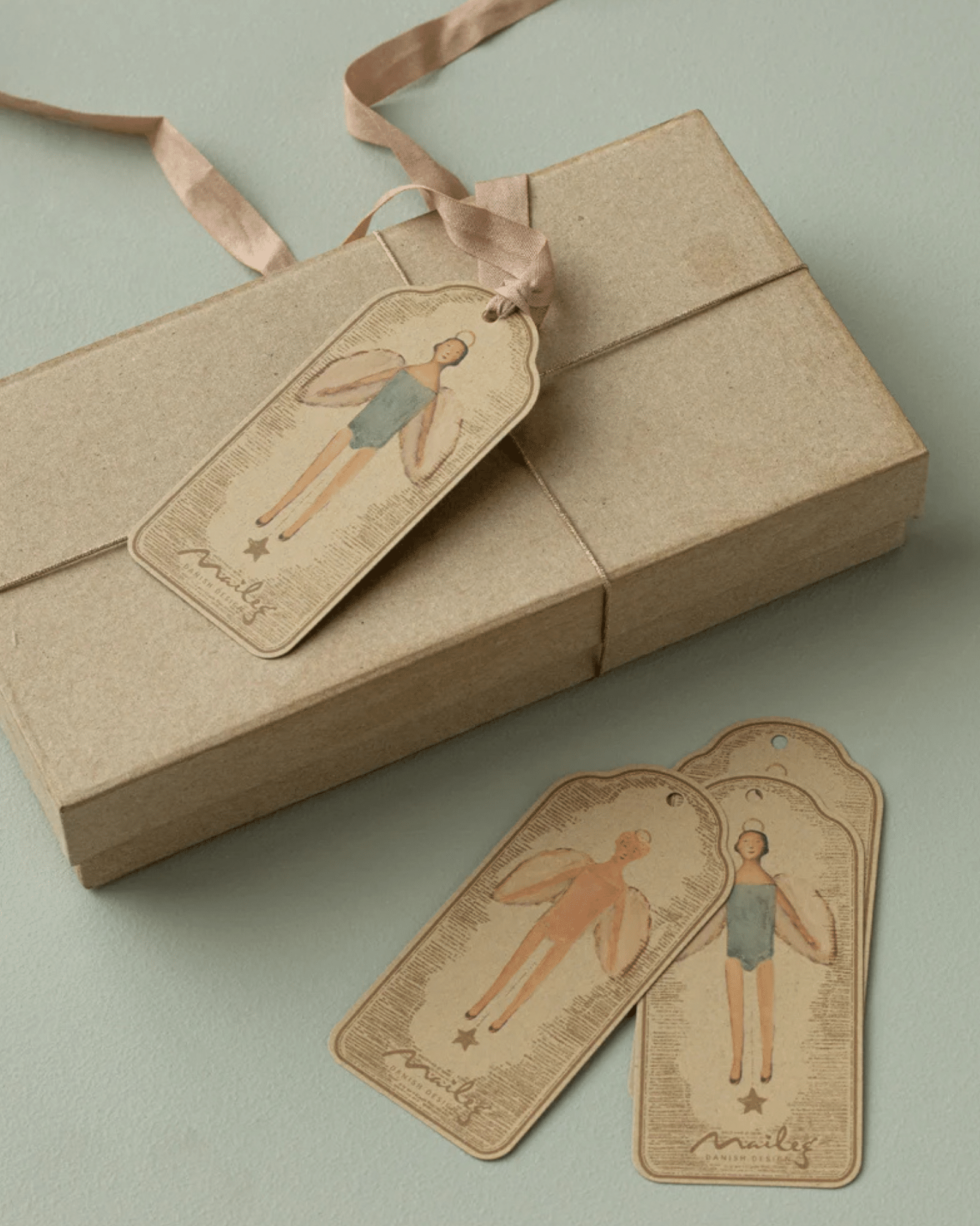 Maileg Presentetiketter Angel – 12-pack - Bild 2